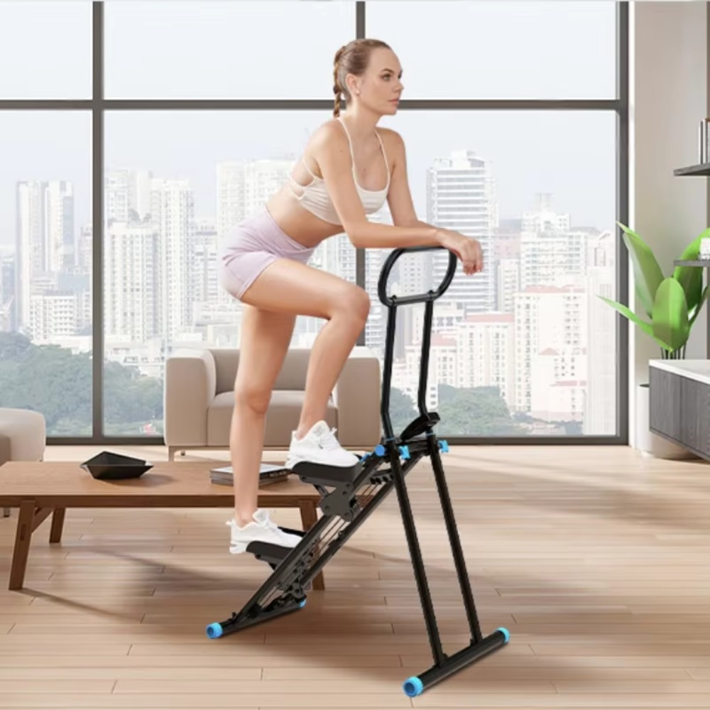 Home Gym Mini - Mini Vertical Folding Metal Lightweight Adjustable