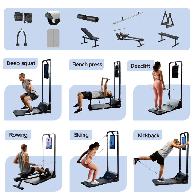 Smart Fitness Home Gym Workout - All In One Gym Home Equipment recension och pris
