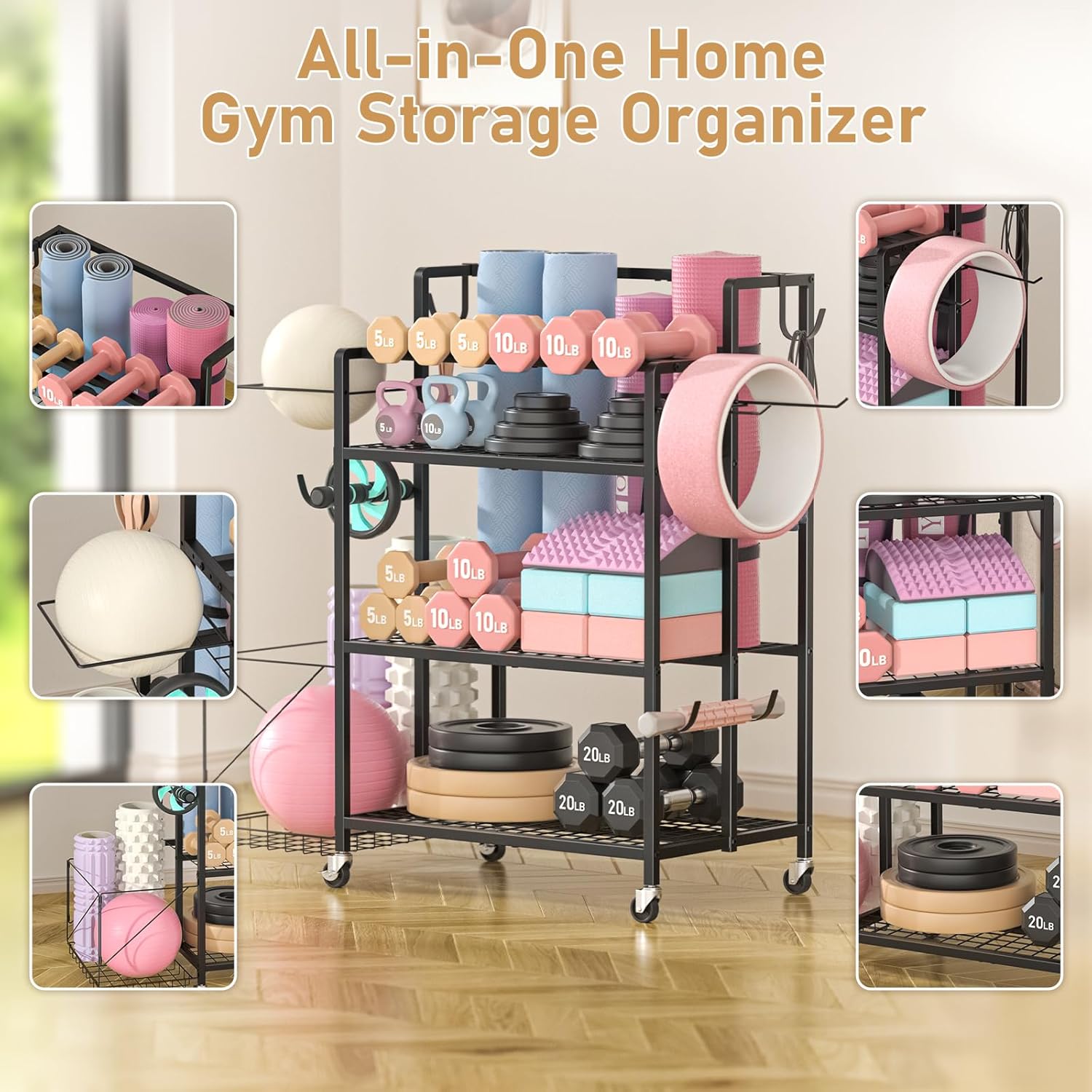 Home Gym Storage, No Material  - Home Gym Training recension och pris
