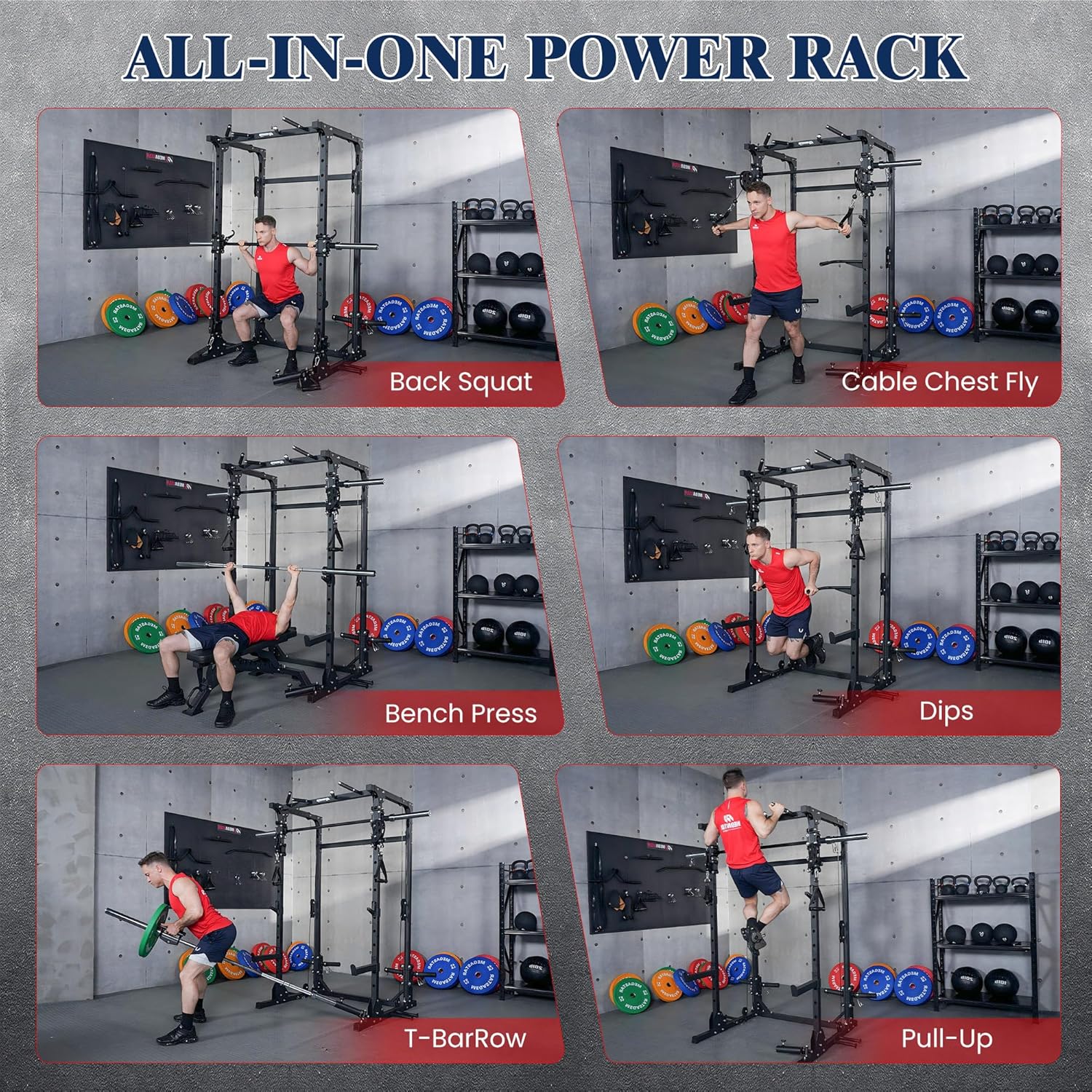 Smith Machine, 5 in 1 Heavy-Du - Home Gym One Machine recension och pris