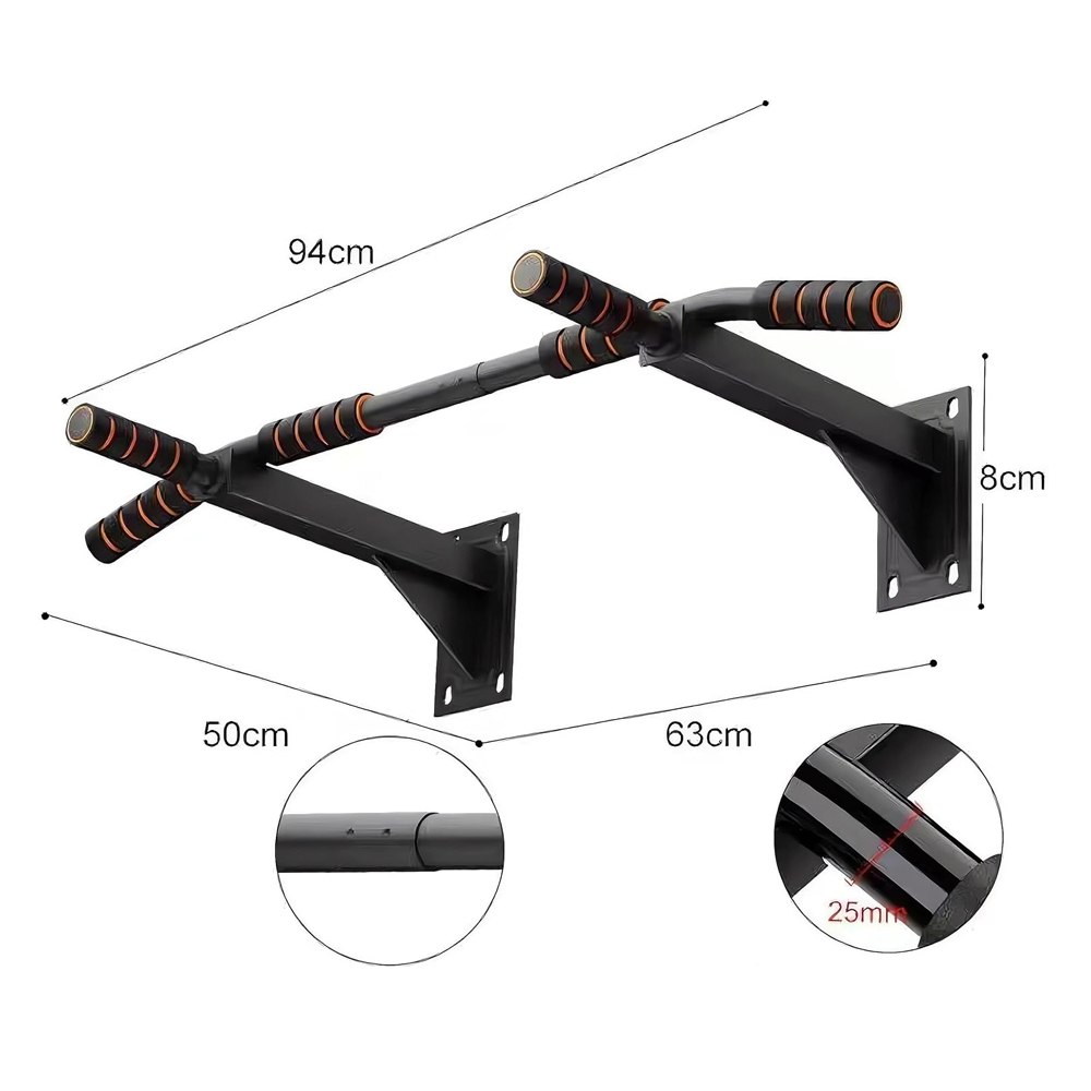 Adjustable Steel Frame Bar Hom - Home Gym Upper Body Workout recension och pris