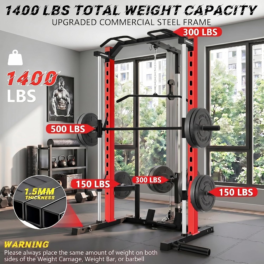 All-in-One Smith Machine Power - Home Gym One Machine recension och pris