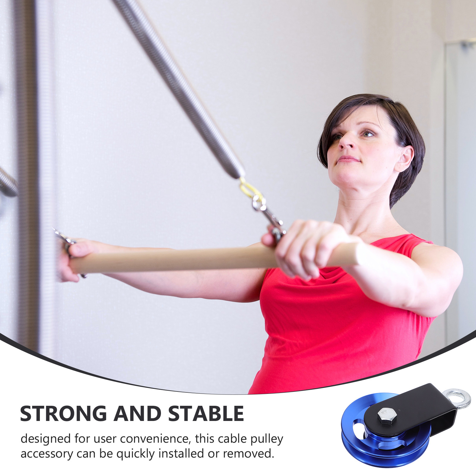 Blue Aluminum Cable Pulley Whe - Home Gym Equipment Diy recension och pris