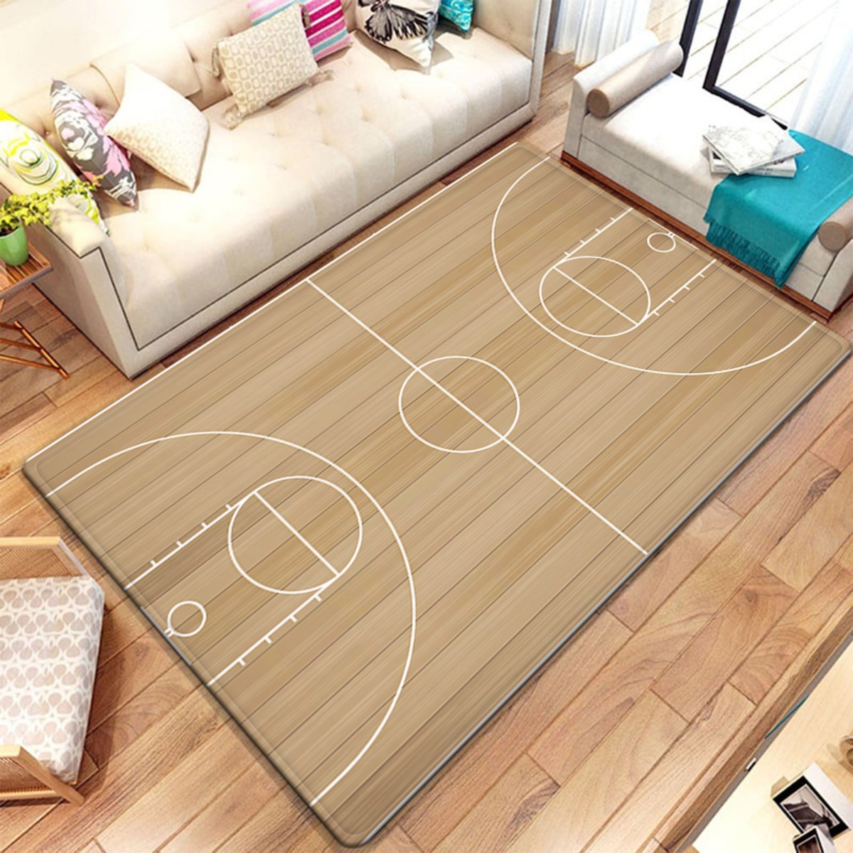 Basketball court design plush  - Home Gym And Basketball Court recension och pris