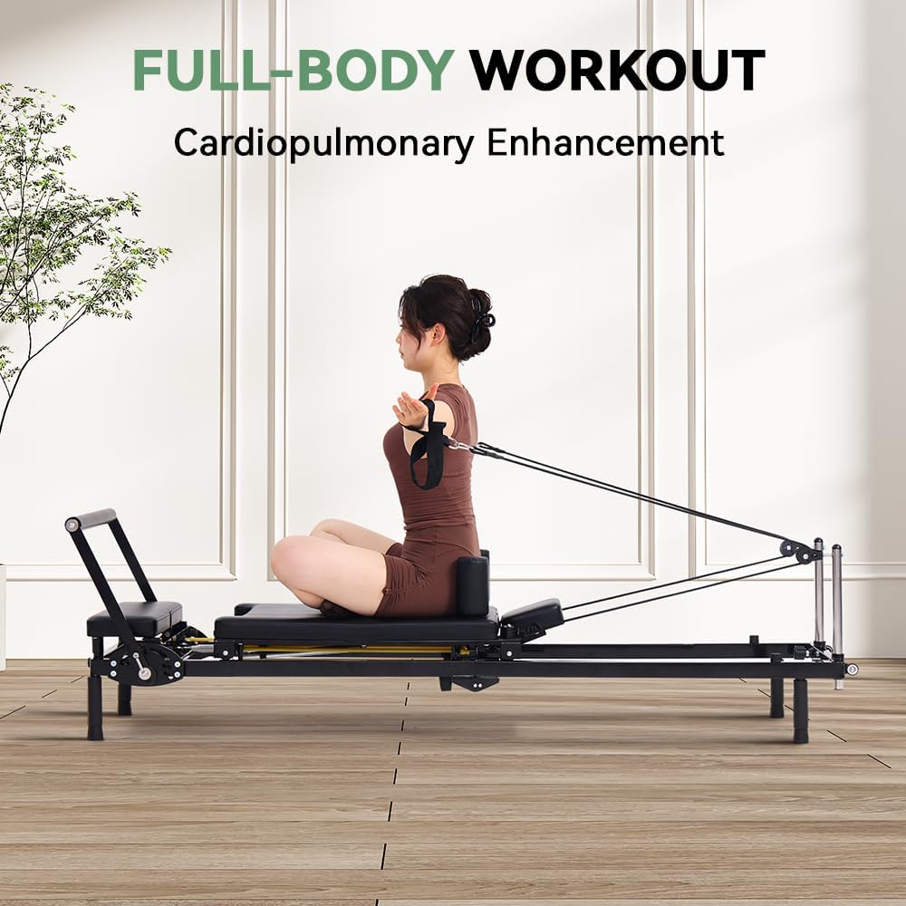 Foldable Pilates Reformer Mach - Home Gym Designs recension och pris
