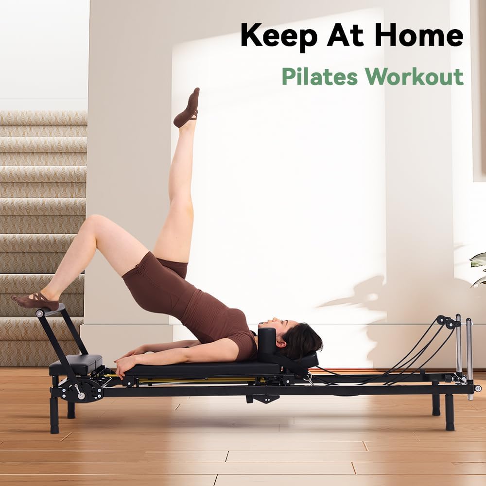 Foldable Pilates Reformer Mach - Home Gym Designs recension och pris