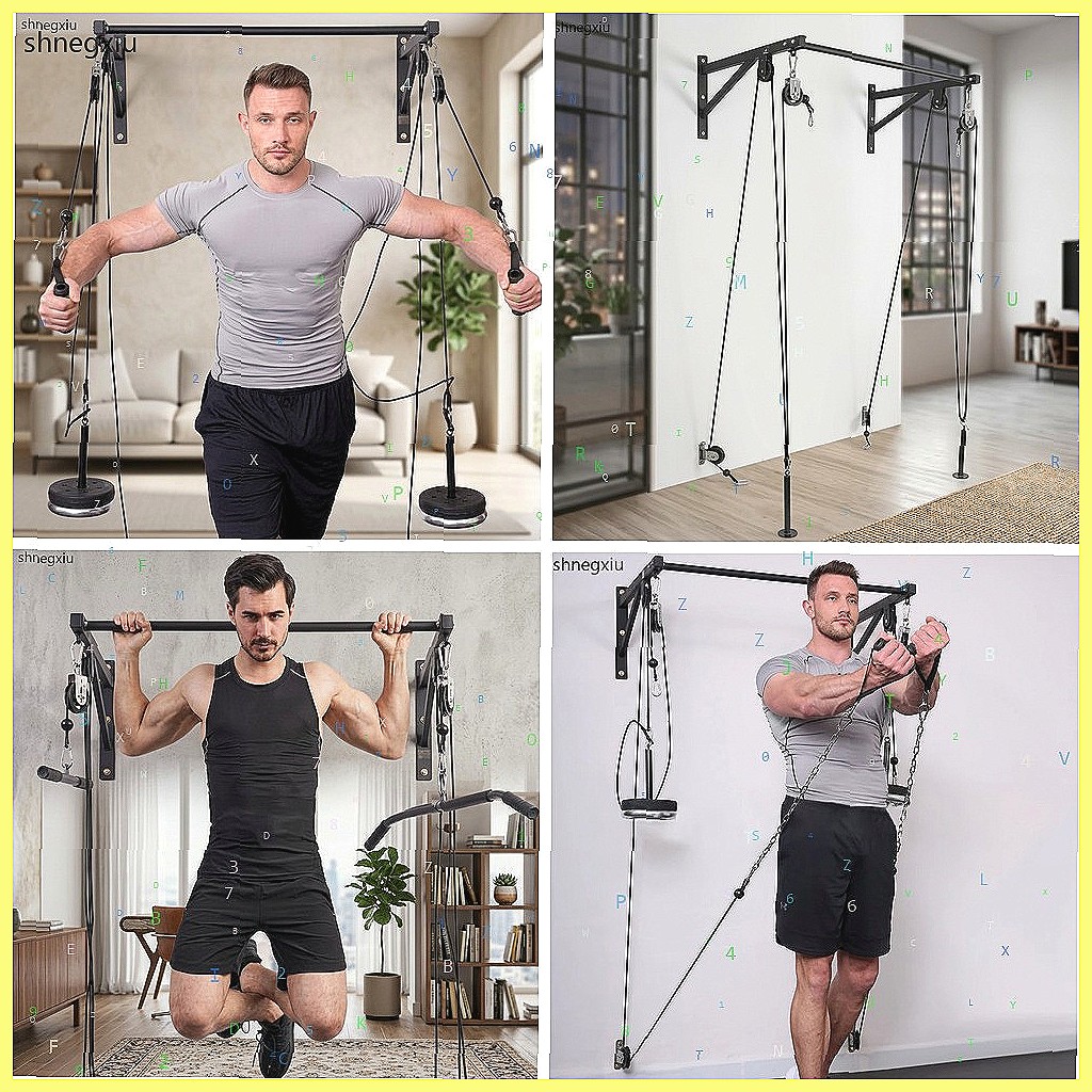Wall Mounted DIY Fitness Pulle - Home Gym Equipment Diy recension och pris