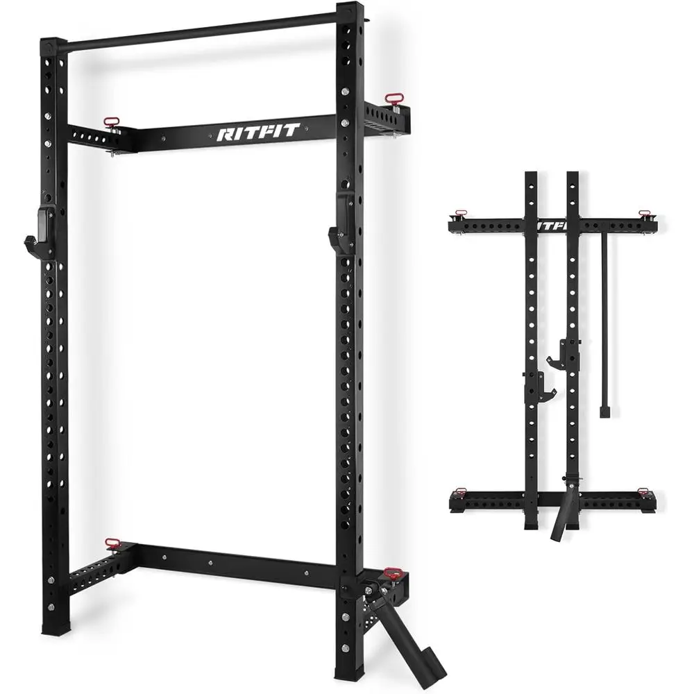 Compact Wall-Mounted Squat Rac - Home Gym Designs recension och pris