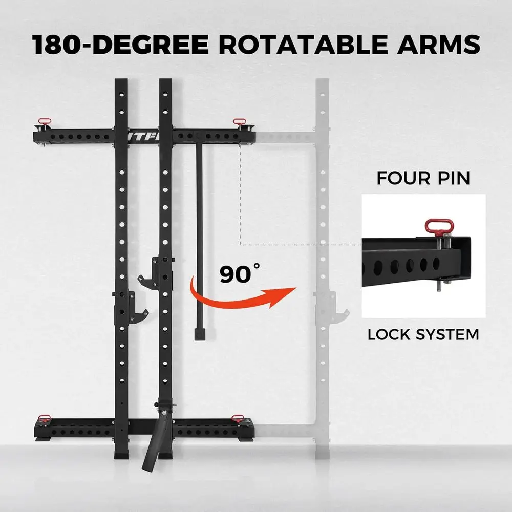 Compact Wall-Mounted Squat Rac - Home Gym Designs recension och pris