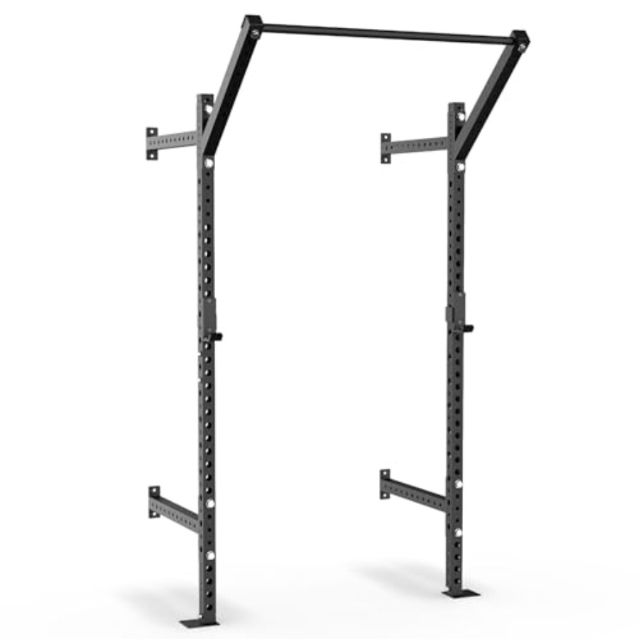 Wall Mounted Squat Rack for ho - Home Gym Pull Up Bar recension och pris