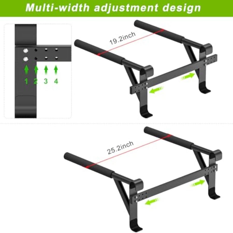 Wall Mounted Gymnastic Stall B - Home Gym Pull Up Bar recension och pris