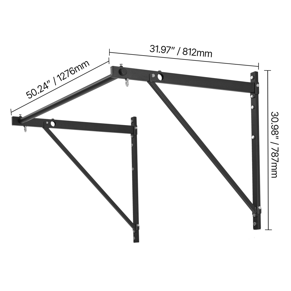 Ye Wall Mounted Heavy Duty Pul - Home Gym Pull Up Bar recension och pris