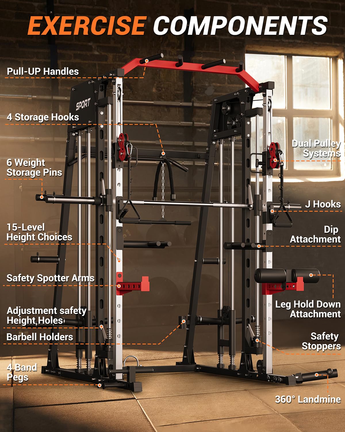 All in One Smith Machine Home  - Home Gym One Machine recension och pris