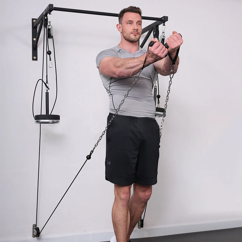 Wall Mounted DIY Fitness Pulle - Home Gym Equipment Diy recension och pris