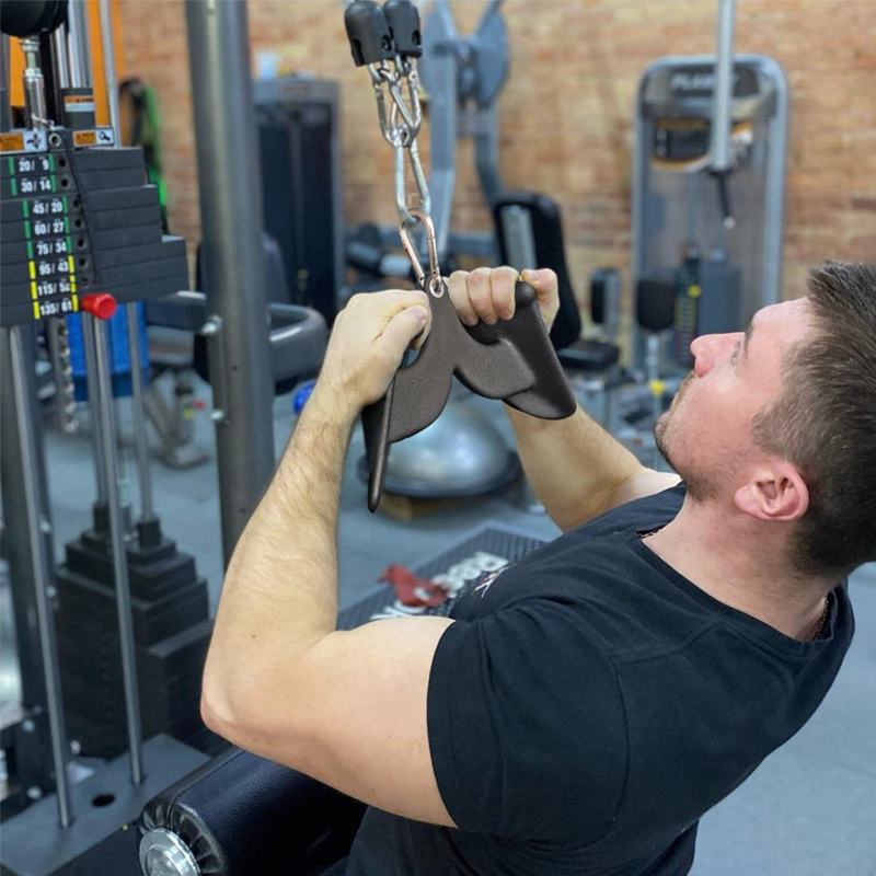 Dual Grip Cable Machine Attach - Home Gym Upper Body Workout recension och pris