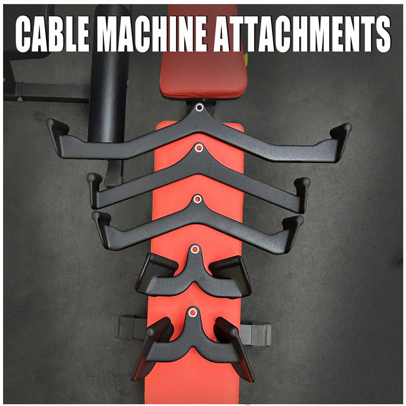 Dual Grip Cable Machine Attach - Home Gym Upper Body Workout recension och pris