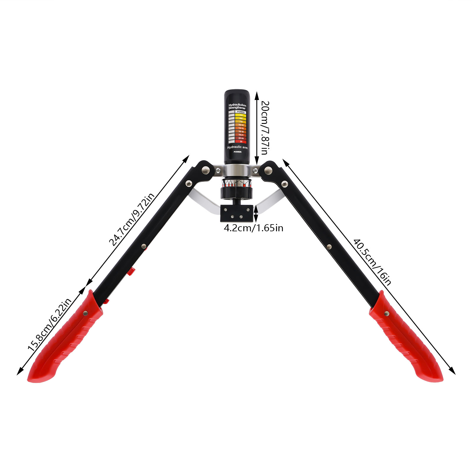 Black /Red Hydraulic Power Twi - Home Gym Upper Body Workout recension och pris