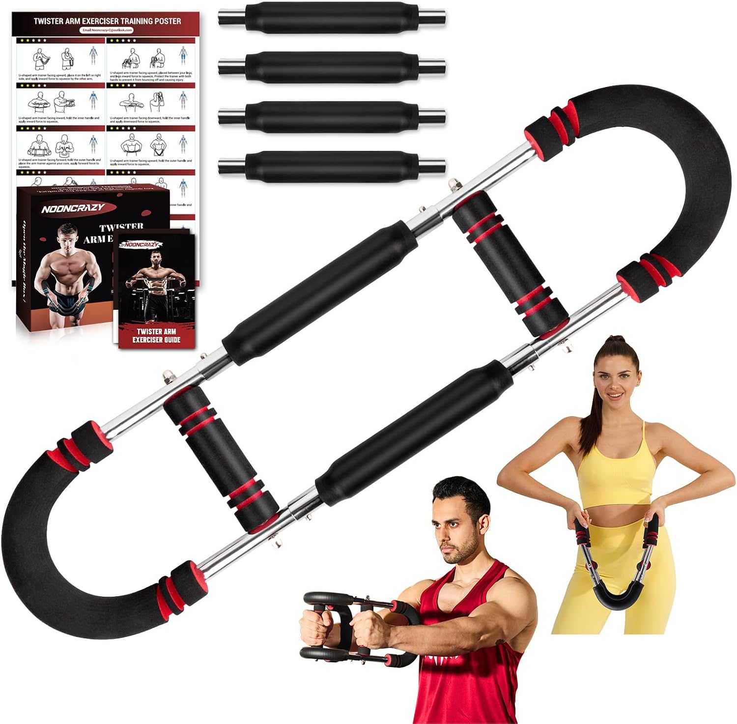 80cm U Shape Power Twister Arm - Home Gym Upper Body Workout recension och pris