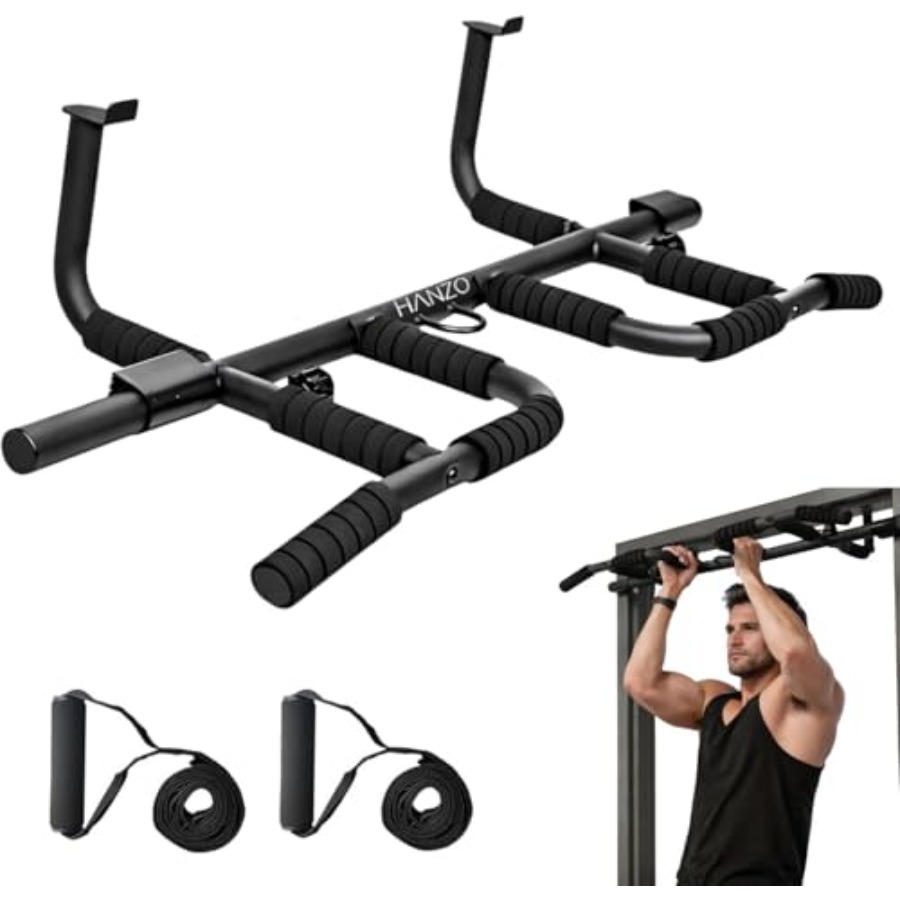 Doorway Pull Up Bar Set with S - Home Gym Pull Up Bar recension och pris
