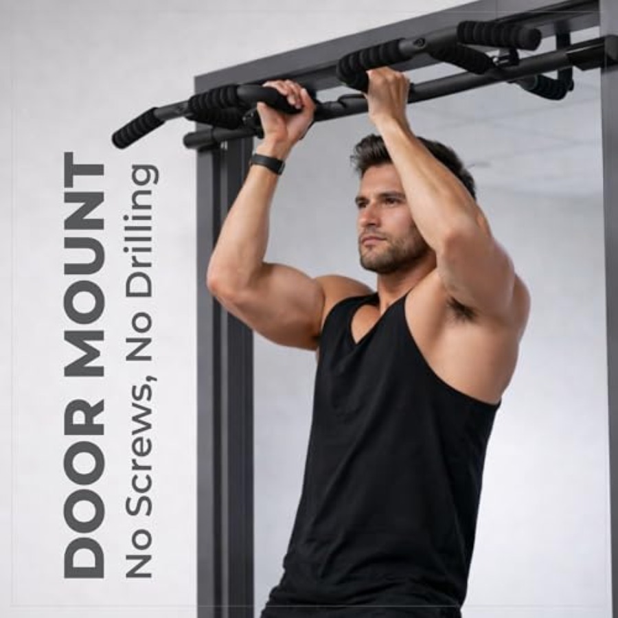 Doorway Pull Up Bar Set with S - Home Gym Pull Up Bar recension och pris