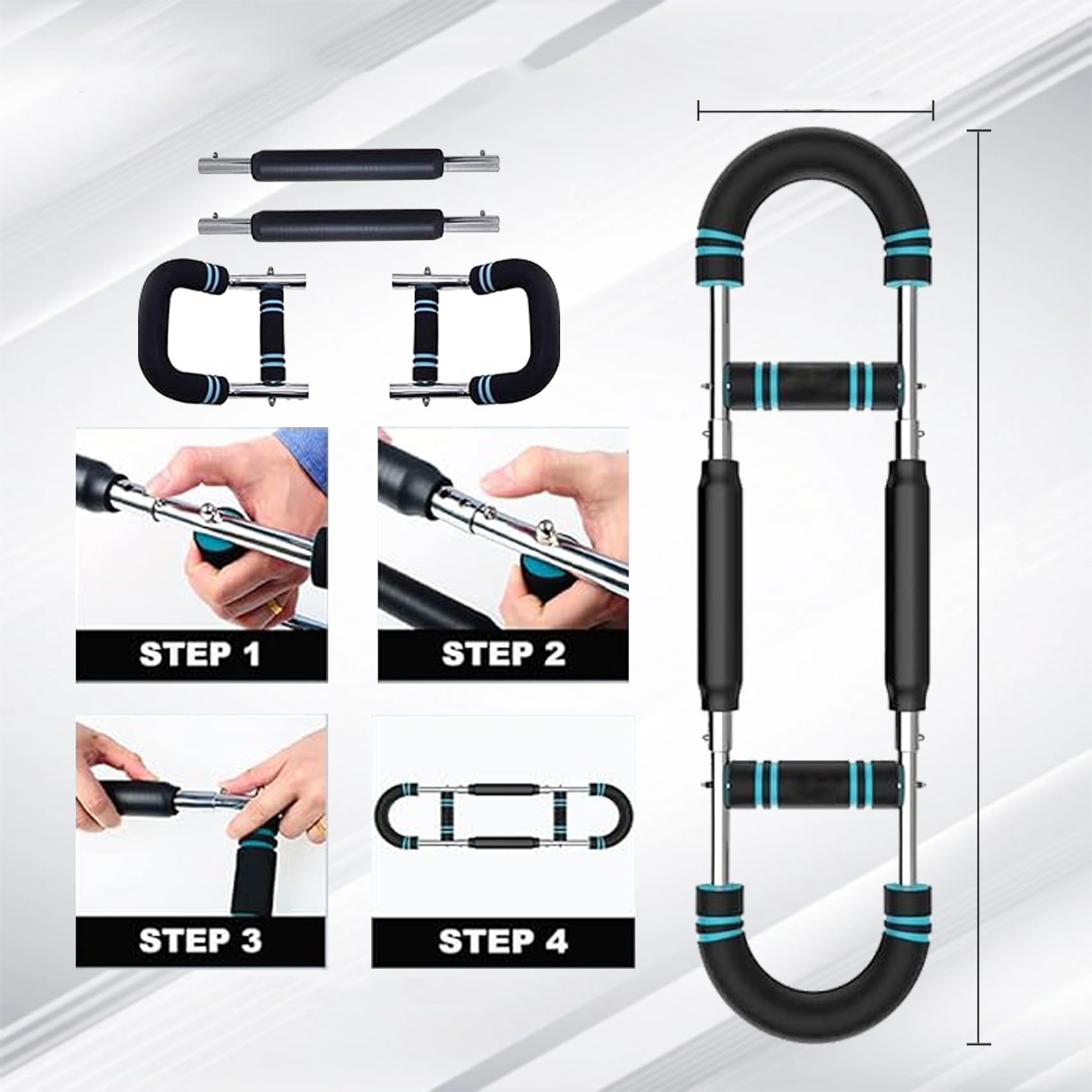 Adjustable Detachable Arm Trai - Home Gym Upper Body Workout recension och pris