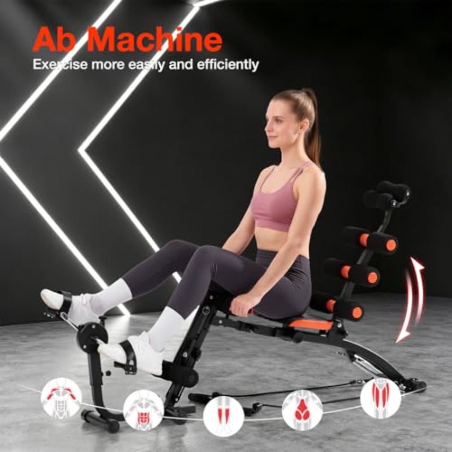 Abdominal Workout Bench Adjust - Home Gym Designs recension och pris