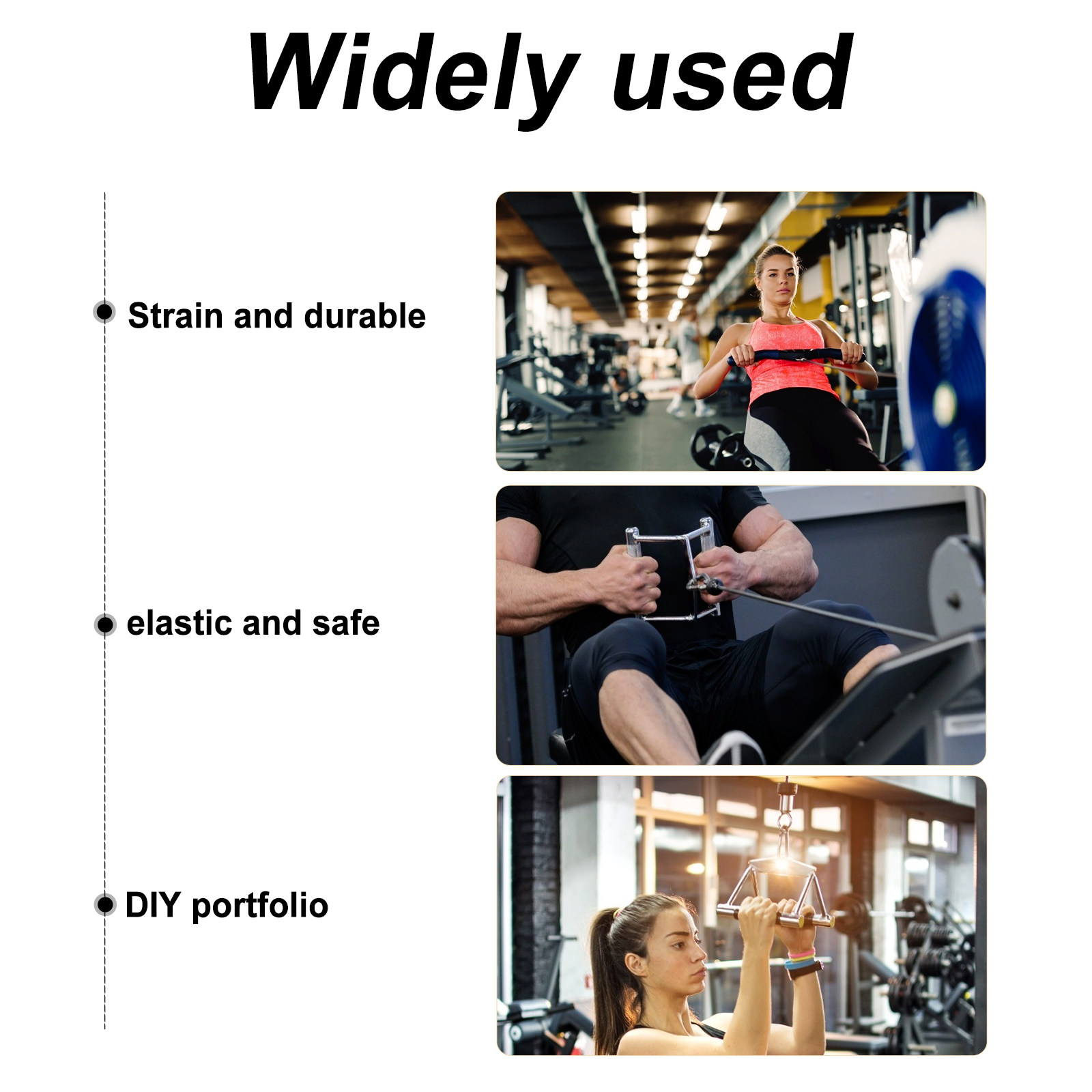 1Set DIY Gym Wire Rope Adjusta - Home Gym Equipment Diy recension och pris