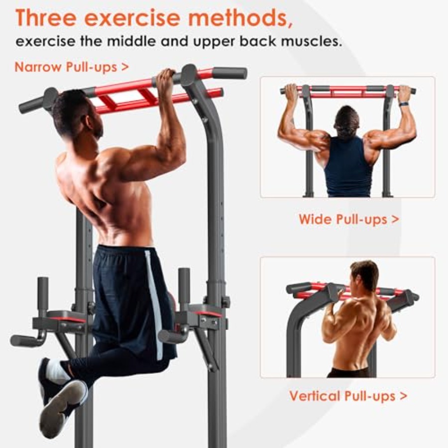 Home gym pull up bar station:  - Home Gym Pull Up Bar recension och pris