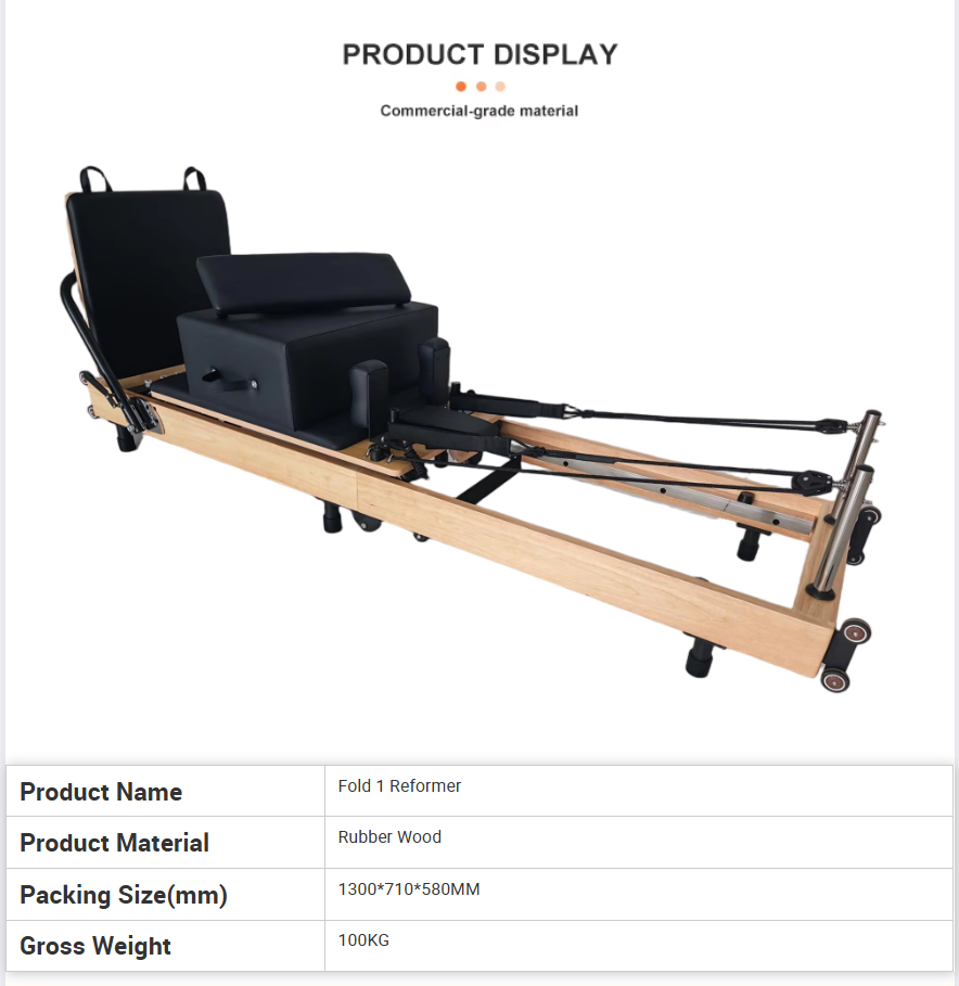 Space-Saving Foldable Oak Pila - Home Gym Training recension och pris