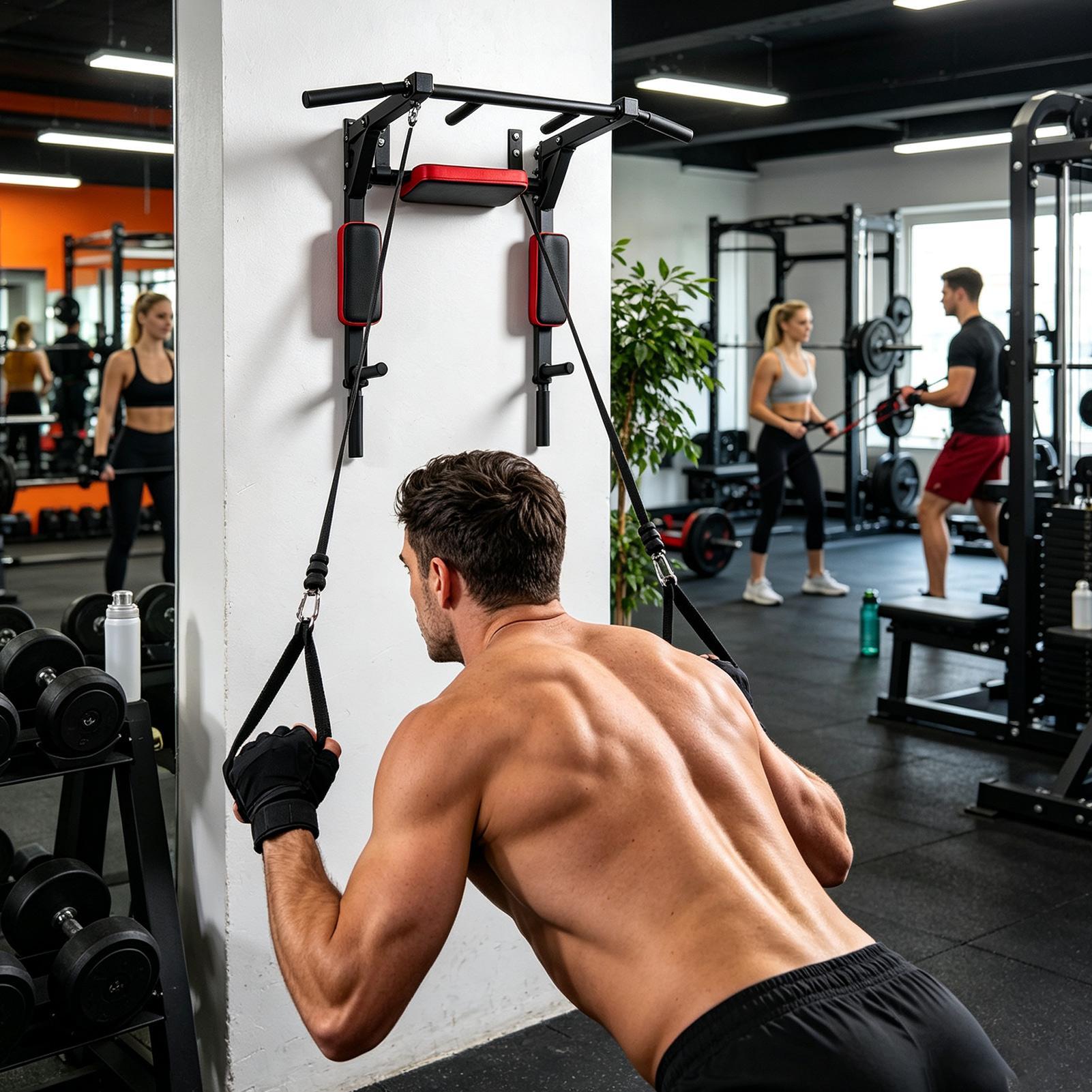Wall-Mounted Pull-up Bar Fitne - Home Gym Pull Up Bar recension och pris